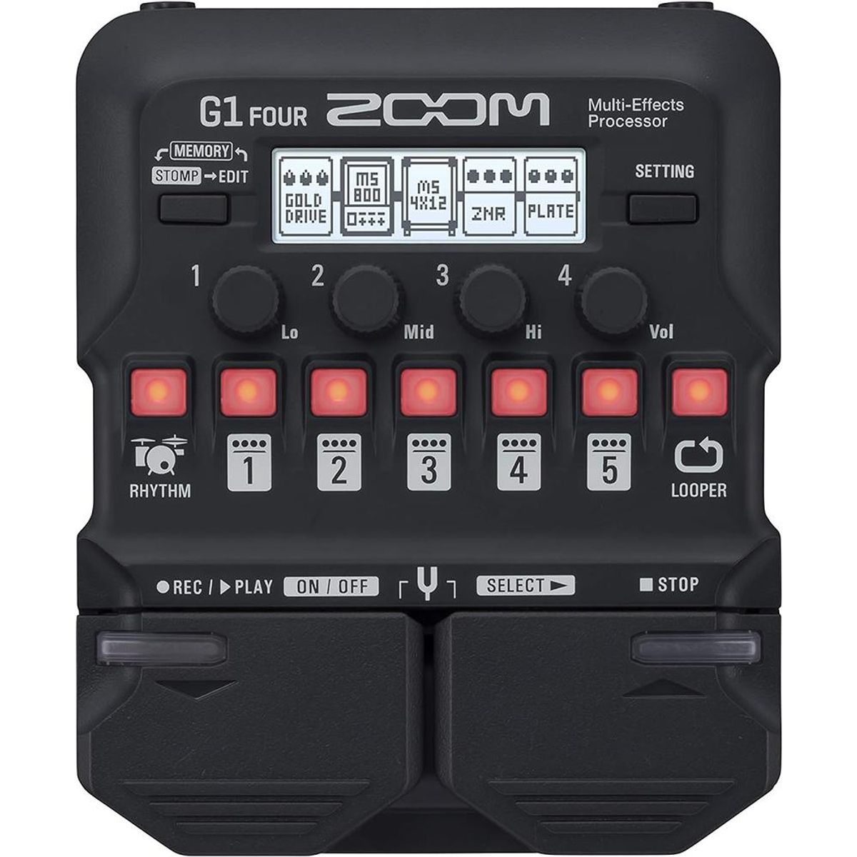 ZOOM - Pedalera Multiefecto Para Guitarra Zoom G1 FOUR