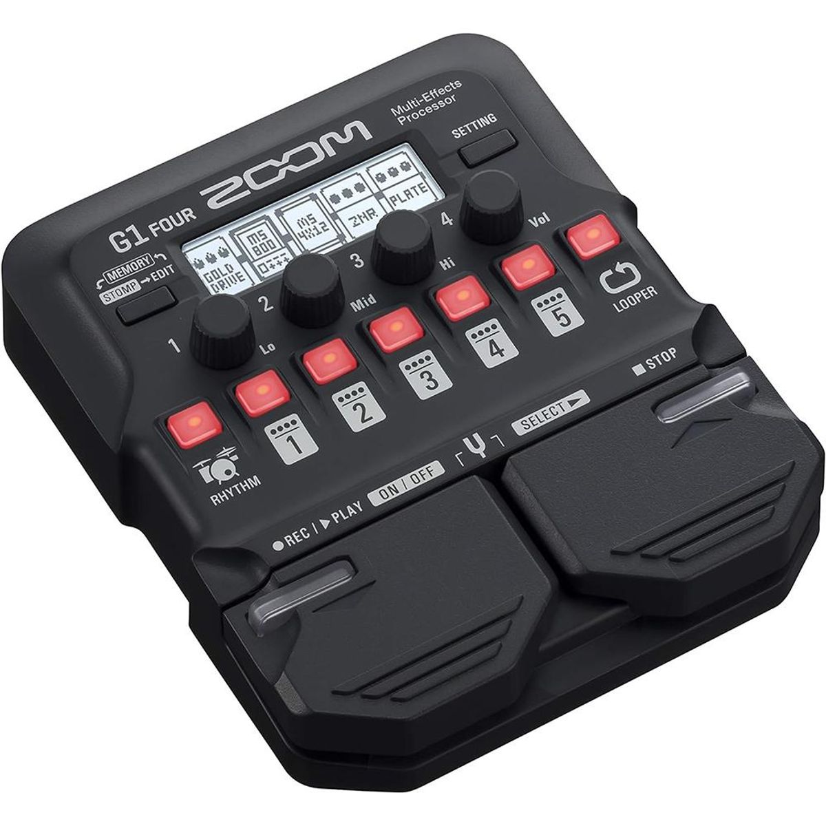 ZOOM - Pedalera Multiefecto Para Guitarra Zoom G1 FOUR