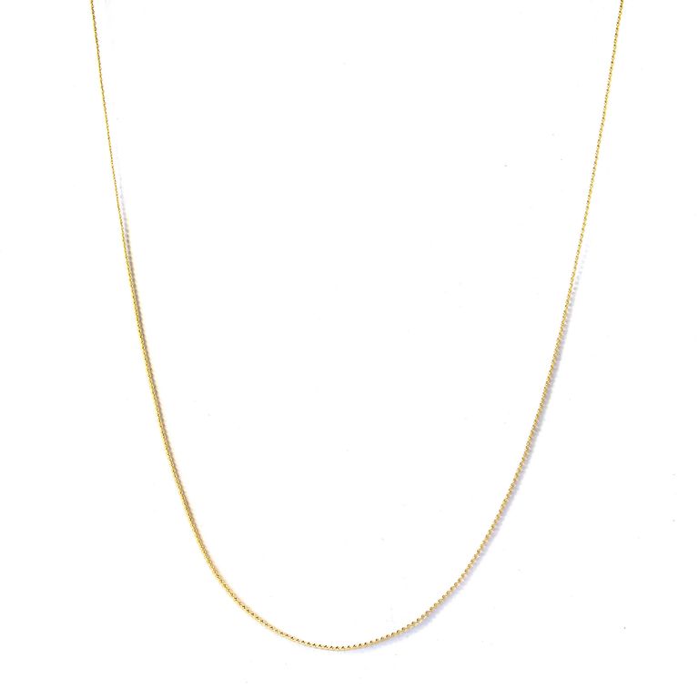 Cadena Serpentine 45cm Enchapado Oro 18K Dorado 45