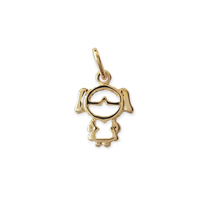 ANDREA COGGIOLA JOYAS - Colgante Niña Pequeño Enchapado Oro 18K