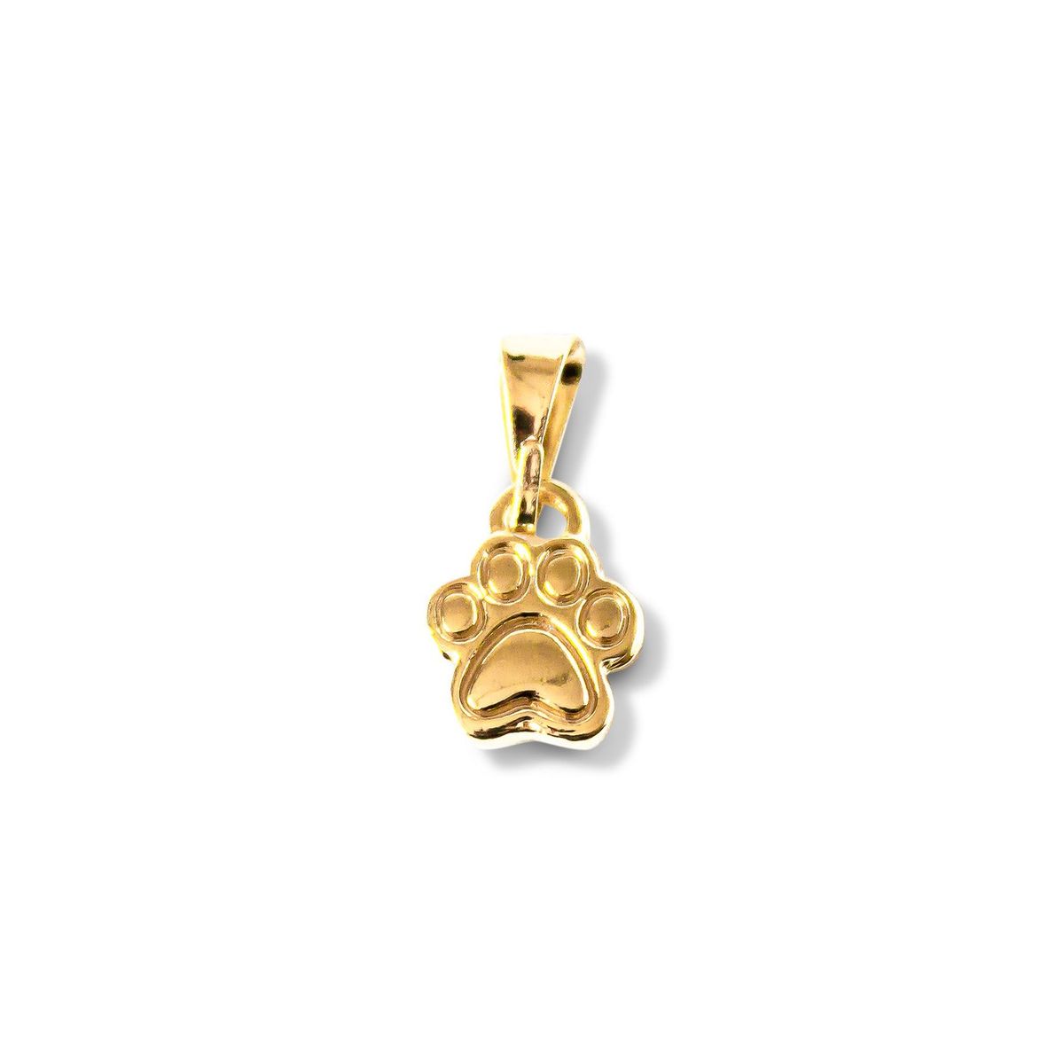 ANDREA COGGIOLA JOYAS - Colgante Huella Perro Enchapado Oro 18K