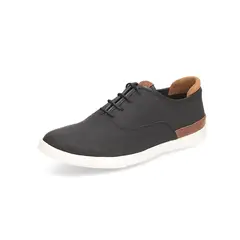 CARDINALE - Zapatos Hombre Grommet Negro