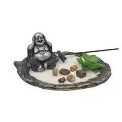 GENERICO - Jardín Zen Buda En Hoja Accesorios Feng Shui