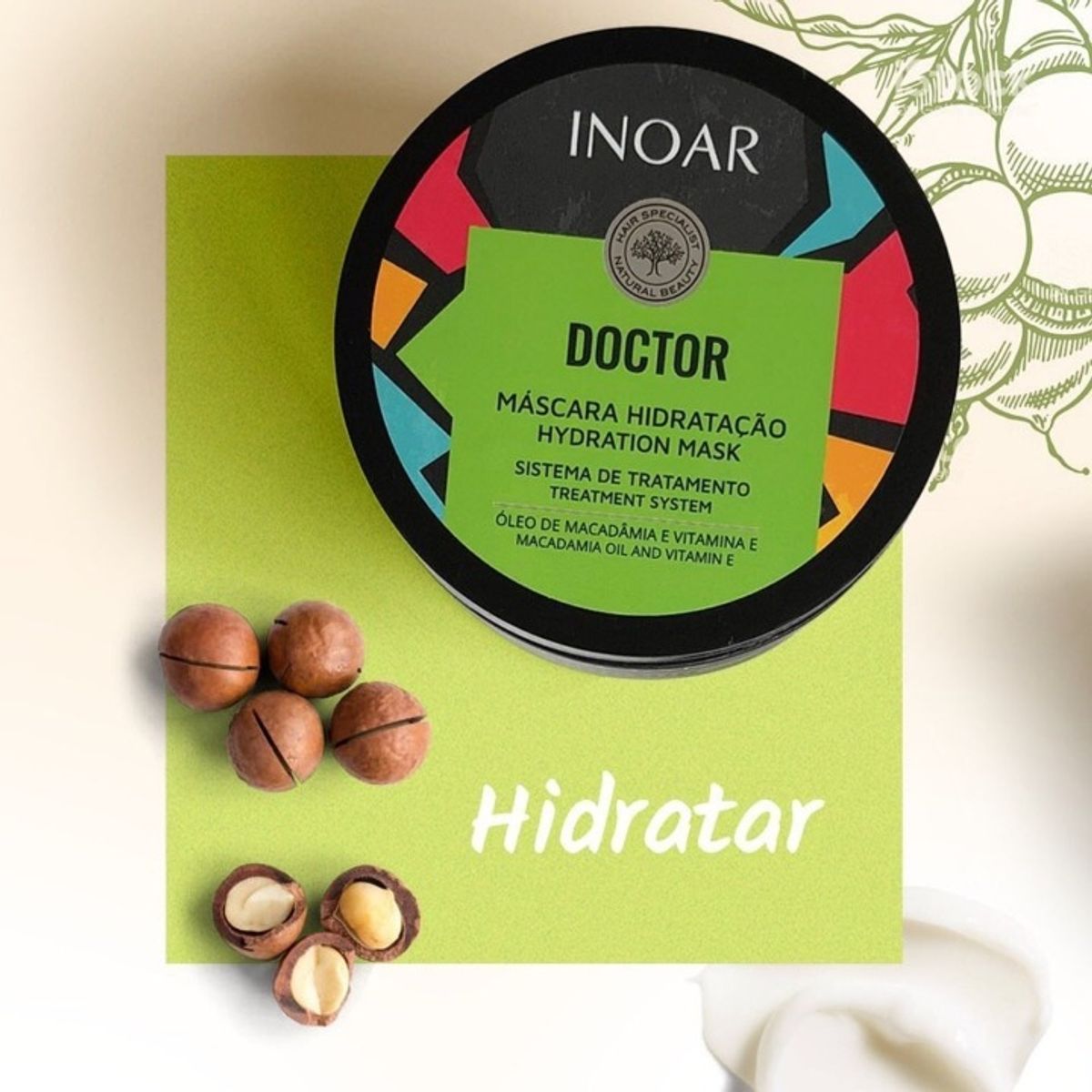 INOAR - INOAR DOCTOR HIDRATACIÓN MÁSCARA 250 GR.