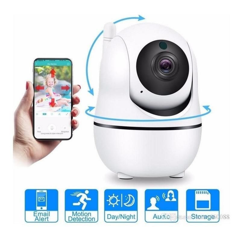 GENERICO - Cámara Wifi Hd Ideal Para Mascotas Niños Adultos Mayores