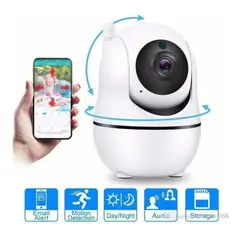 GENERICO - Cámara Wifi Hd Ideal Para Mascotas Niños Adultos Mayores