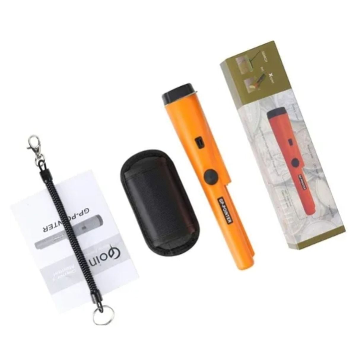 ESHOPANGIE - Detector Metales Portátil Localizador De Mano GP-POINTER