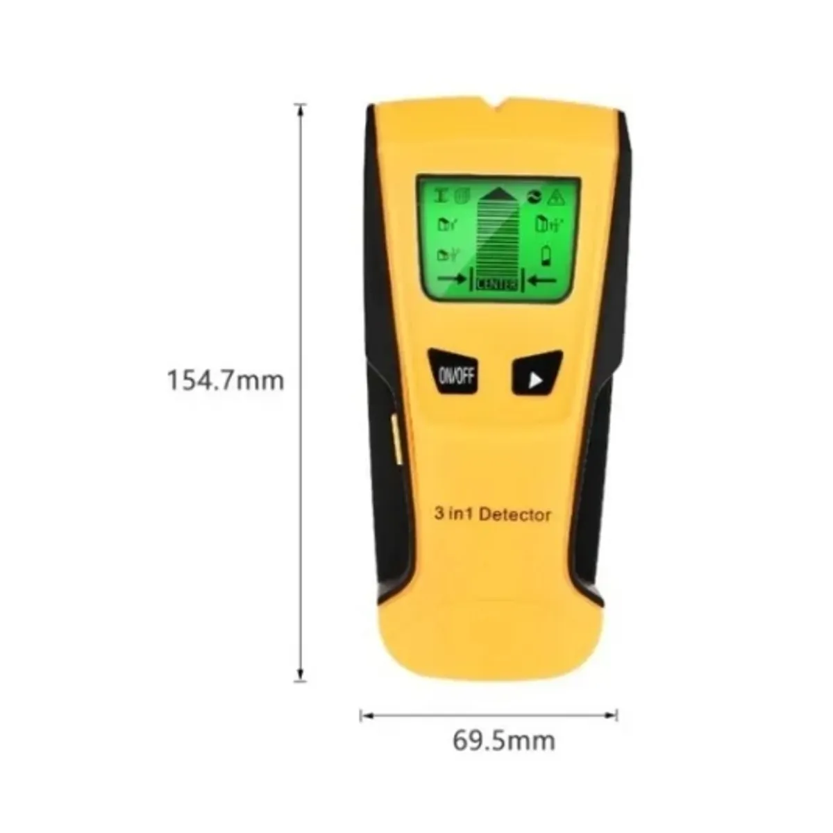 ESHOPANGIE - Detector Metal Madera Vigas Cableado 3 En 1 Detector Pared