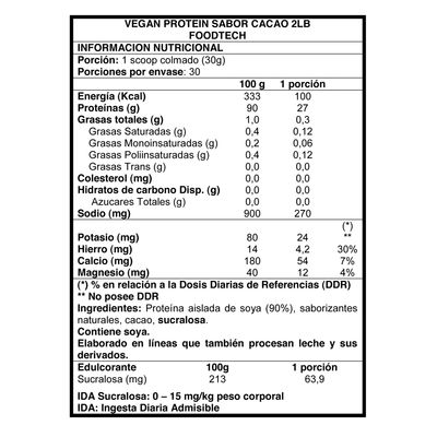 Imagen 2 del producto Vegan Protein 2LB - Mixed Berries