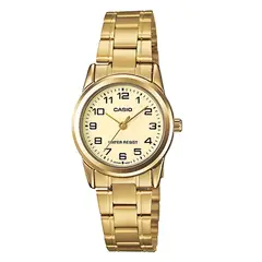 CASIO - Reloj de Mujer Gold Ltp-V001G-9Budf