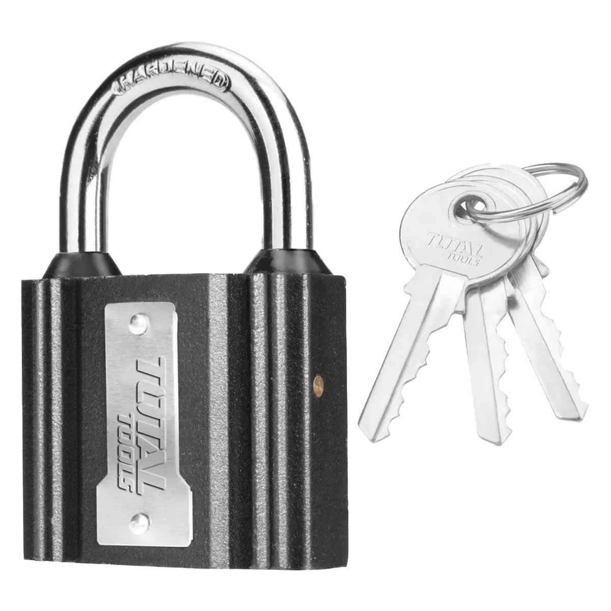 TOTAL TOOLS - Candado De Seguridad 32 Mm Con 3 Llaves
