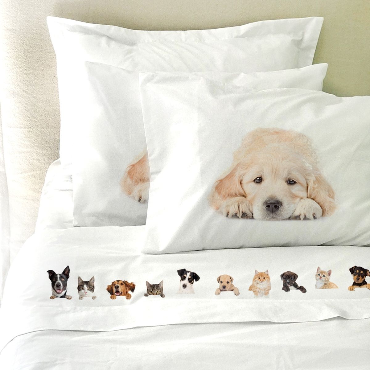 TUYO PRINT - Juego de Sábanas King Animal Friends -Tuyo Print