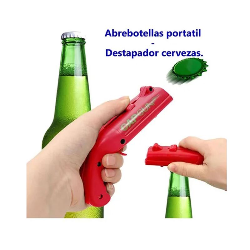 FELIZ - Lanzador Destapador Botellas  divertido lanza tapas