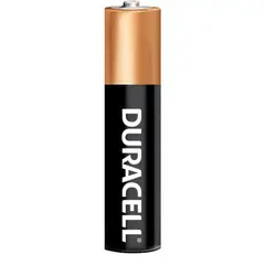 DURACELL - Pila AAA (Triple A) Alcalina de Larga Duración - Negro
