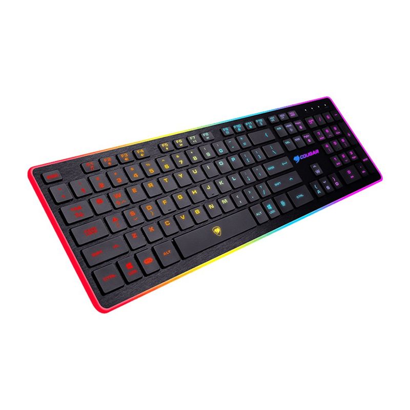 COUGAR - Teclado Gamer Rgb Cougar Vantar Pro Teclas Planas Anti-Ghosting - Negro