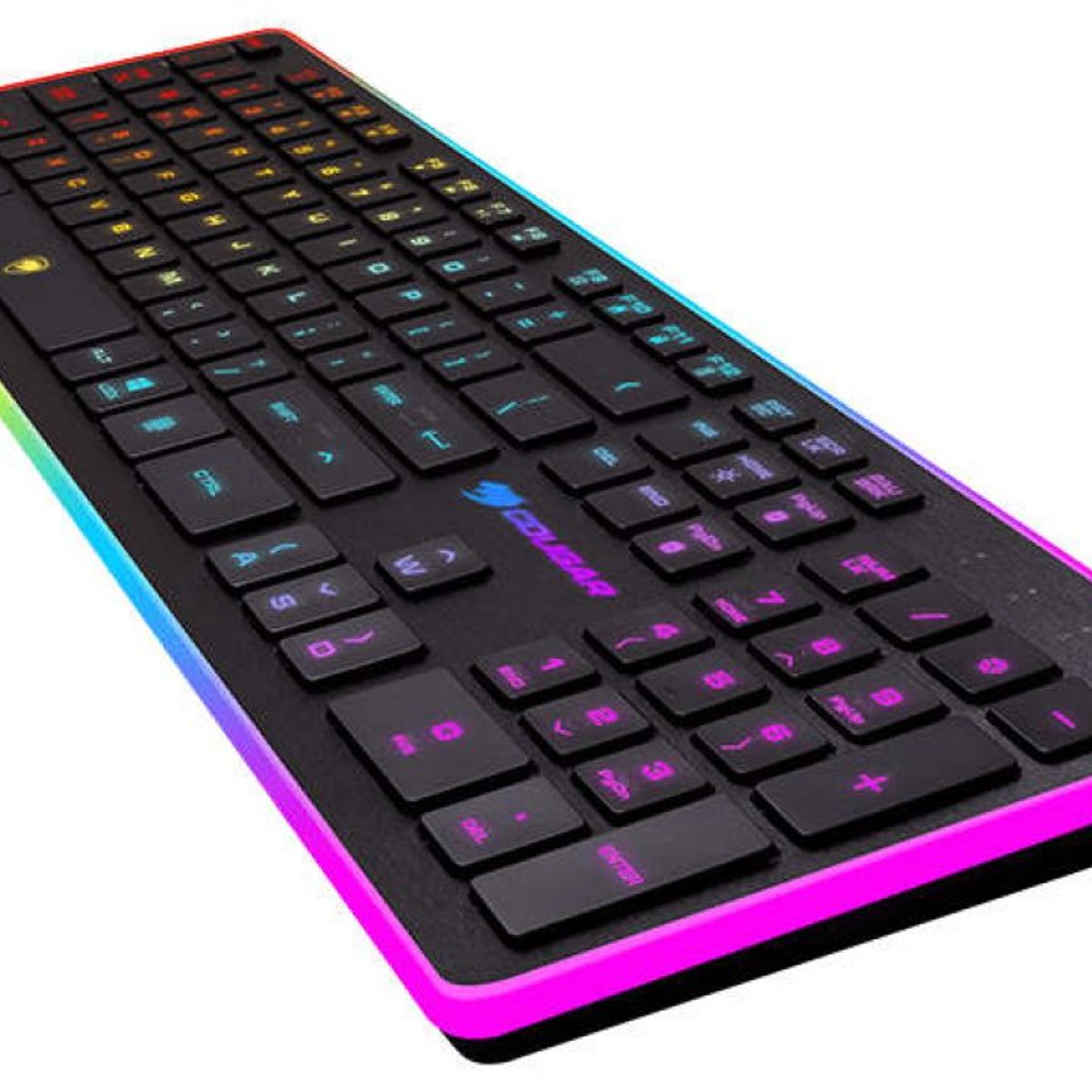 COUGAR - Teclado Gamer Rgb Cougar Vantar Pro Teclas Planas Anti-Ghosting