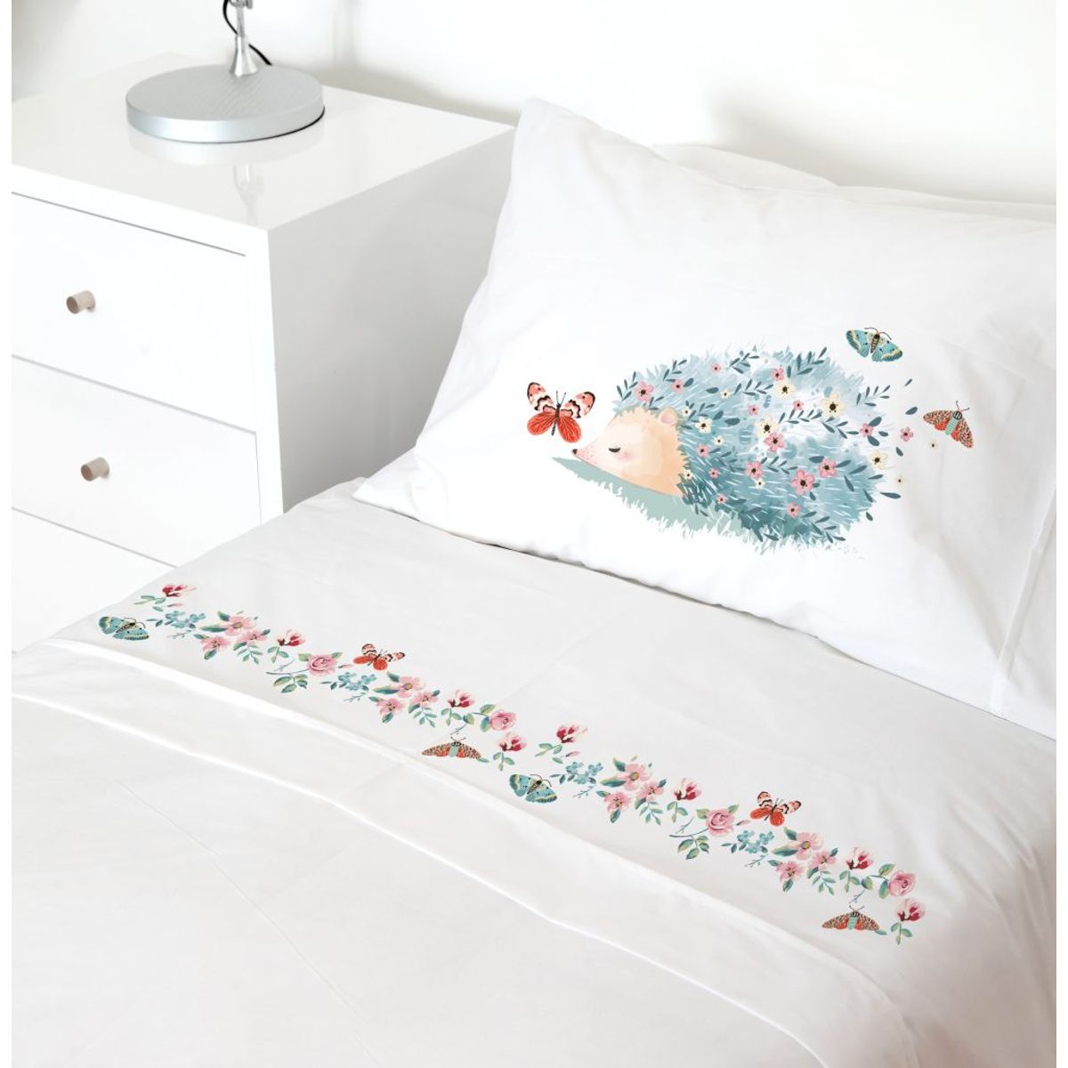 TUYO PRINT - Juego de Sábanas 15 Plazas Erizo - Tuyo Print