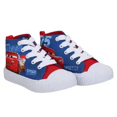 DISNEY - ZAPATILLA LONA ALTA CARS AZUL