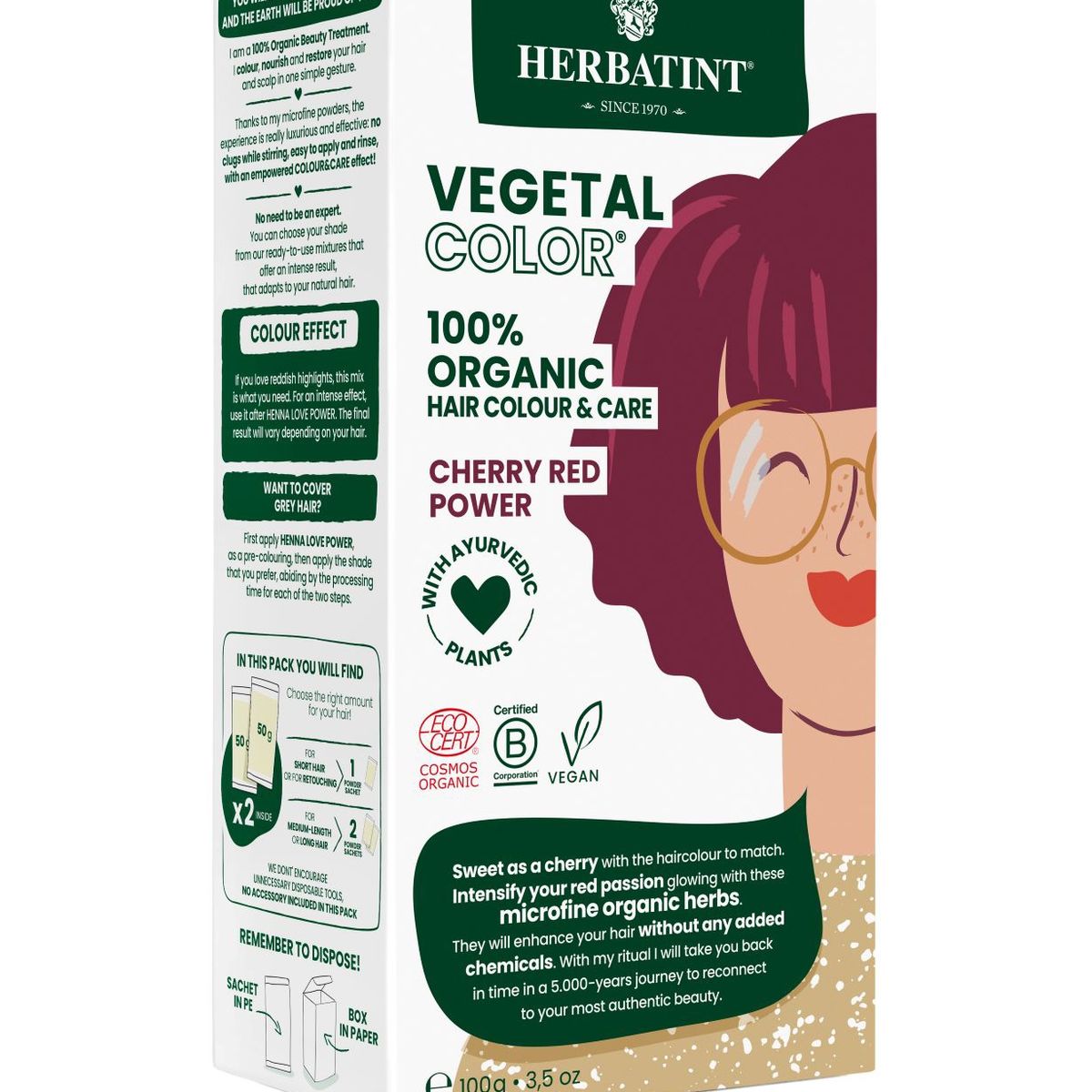 HERBATINT - Vegetal Colour - CHERRY RED POWER
