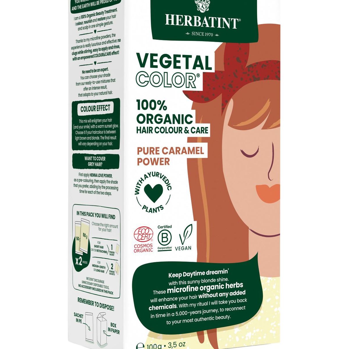 HERBATINT - Vegetal Colour - PURE CARAMEL POWER