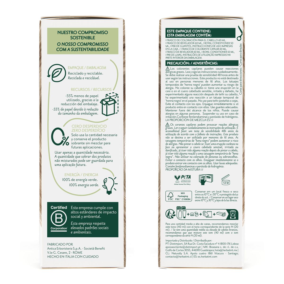 HERBATINT - 10C Rubio Sueco- Tintura Permanente Natural Precio de venta