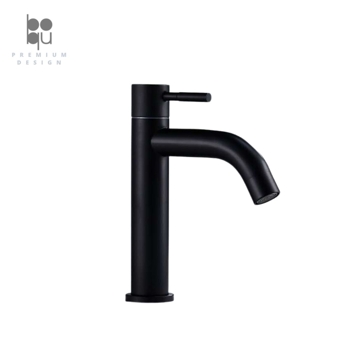 CASAS DEL BOSQUE - MONOMANDO CURVO NEGRO MATTE BAJO