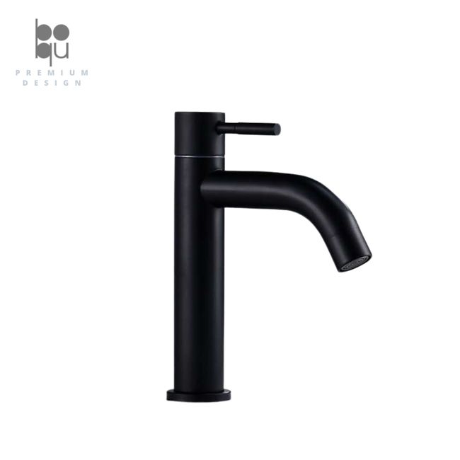 CASAS DEL BOSQUE - MONOMANDO CURVO NEGRO MATTE BAJO