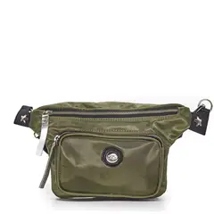 UNIQUES - Riñonera Elsa verde tela impermeable