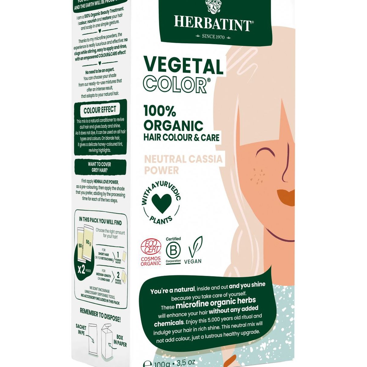 HERBATINT - Vegetal Colour - NEUTRAL CASSIA POWER