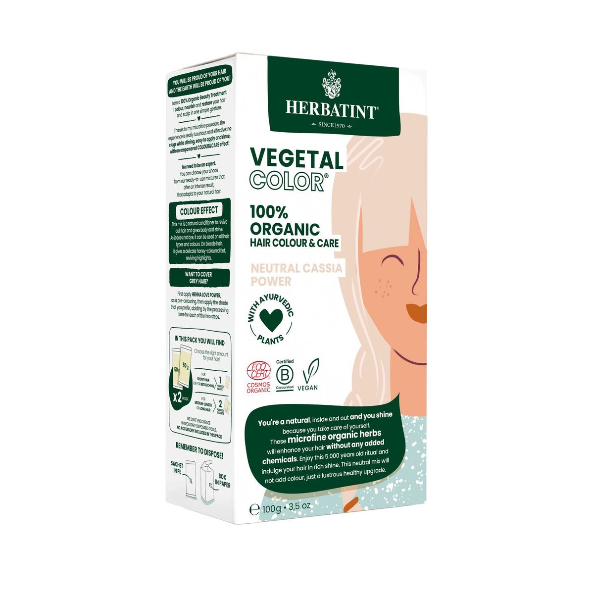 HERBATINT - Vegetal Colour - NEUTRAL CASSIA POWER