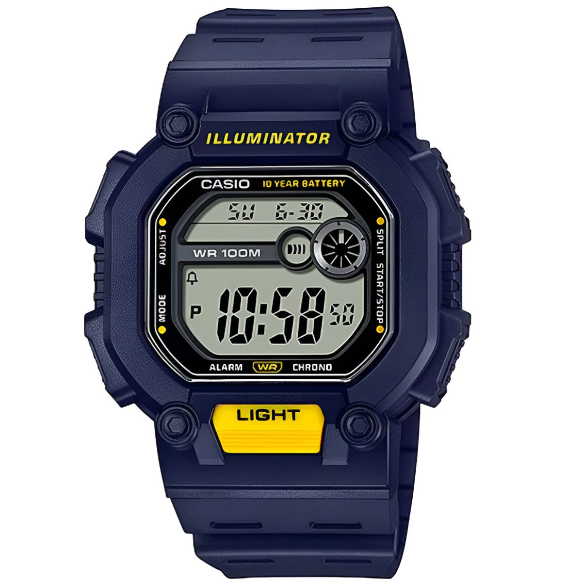 CASIO - Reloj Casio de Hombre W-737H-2Avdf Classic Line Digital Azul - Azul