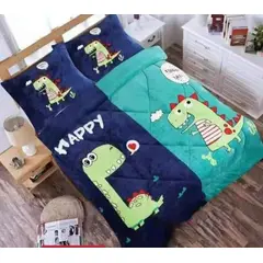 GENERICO - Cobertor Chiporro 1 1/2 Plazas - Happy Dino Niños