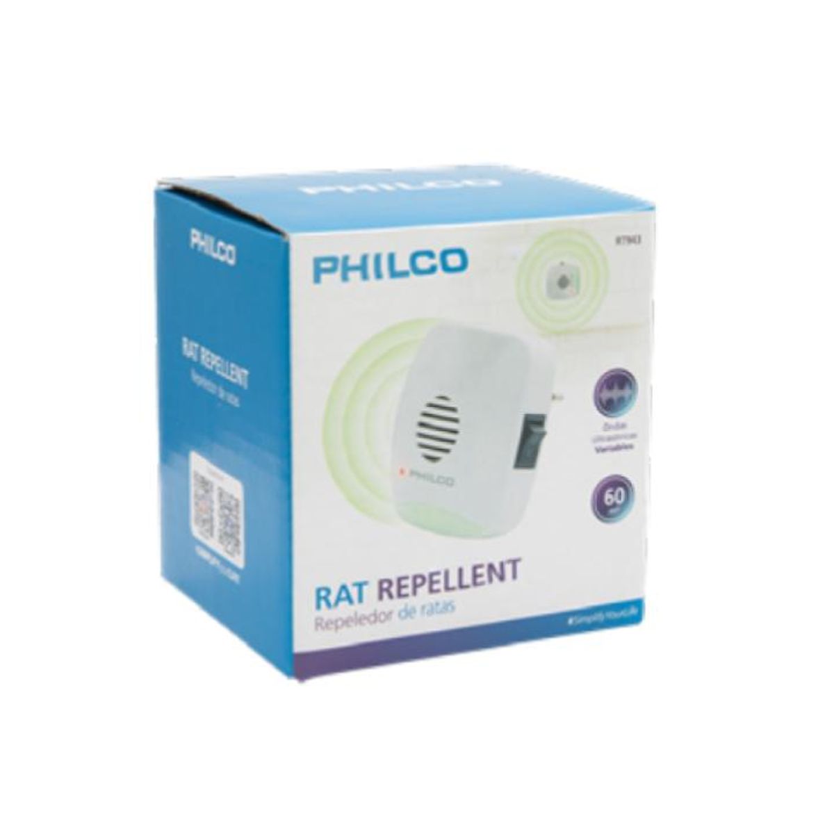 PHILCO - Repelente Ultrasonico De Ratones RT943 Philco