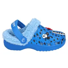 MICKEY MOUSE - Pantufla Sandalia Con Chiporro Infantil Azul Mckey Mouse