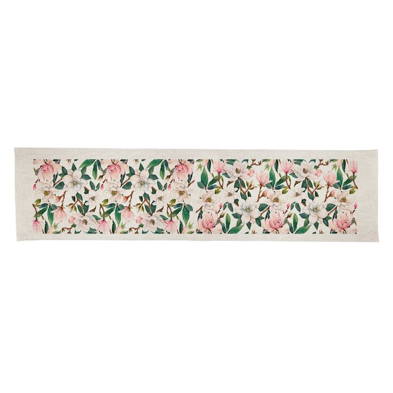 TUYO PRINT - Camino de mesa Linet natural - Magnolia