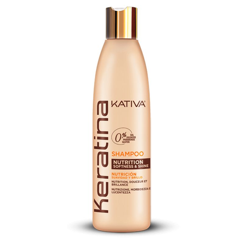 KATIVA - Shampoo keratina nutrición reparación cuida Kativa 250ml CVL