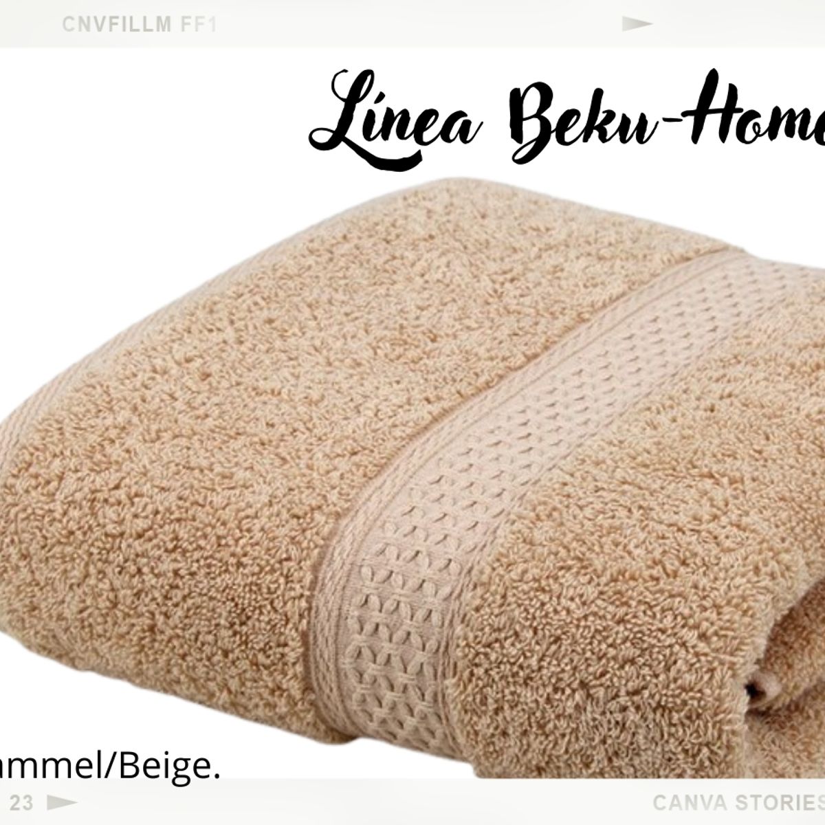 BEKU - Toallas de algodón  140x70