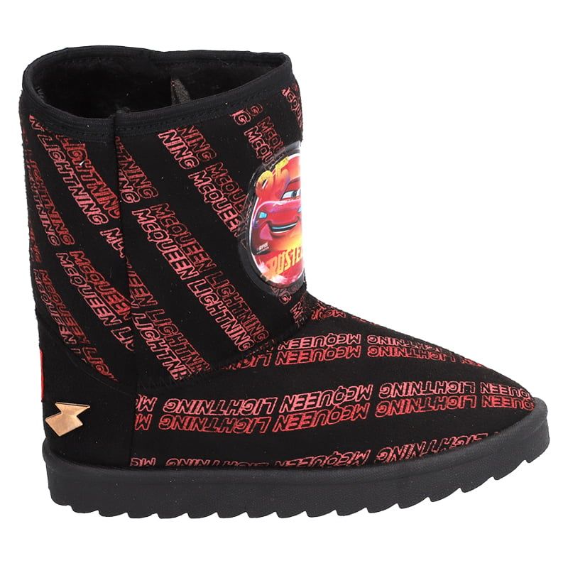 DISNEY - Bota Caña Alta Infantil Cars Negro