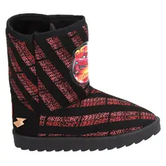 DISNEY - Bota Caña Alta Infantil Cars Negro