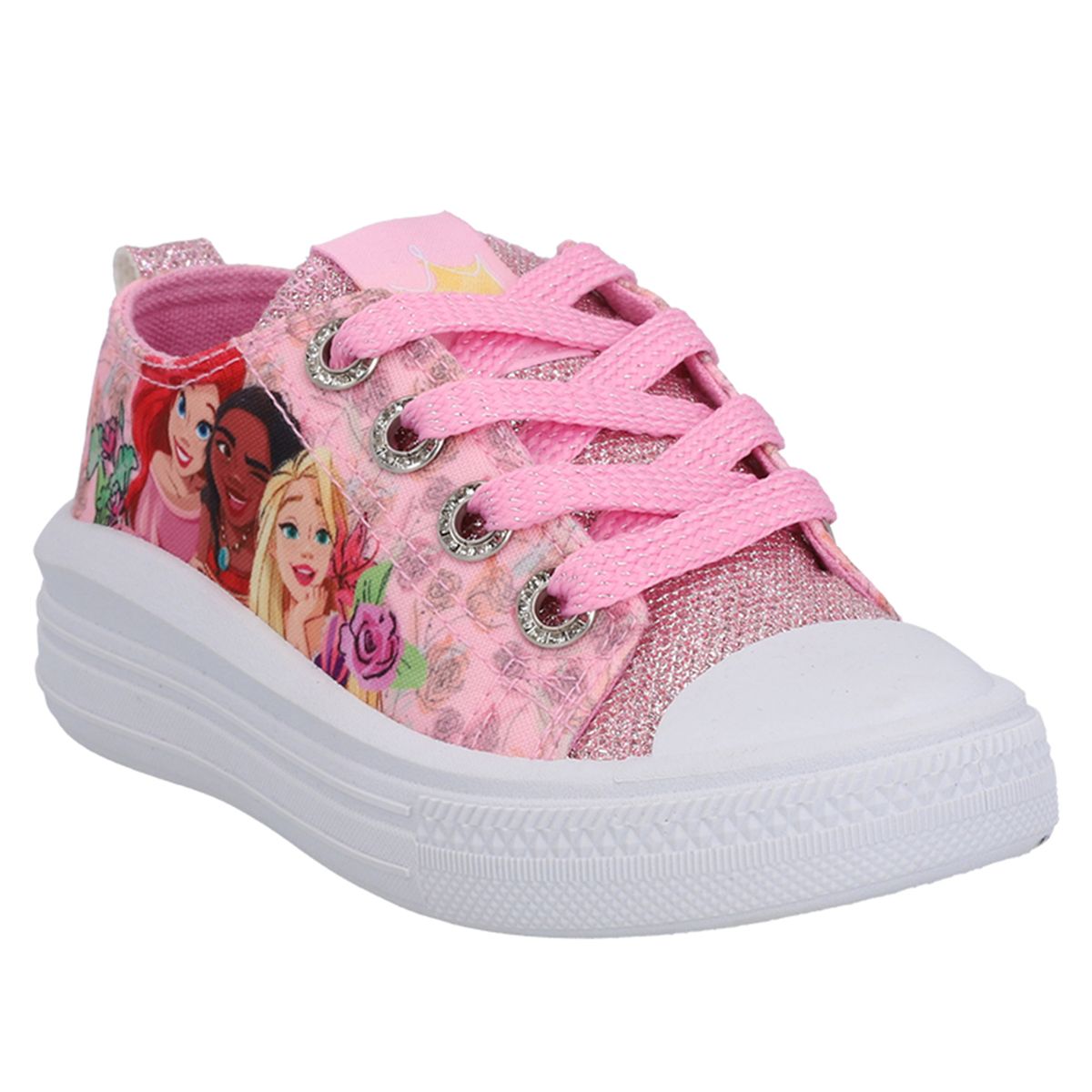 DISNEY - Zapatilla Niña Princesa Disney Lona con Plataforma