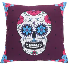 SUEÑO BLANCO - COJIN ORALE GUEY MORADO 45X45 CM