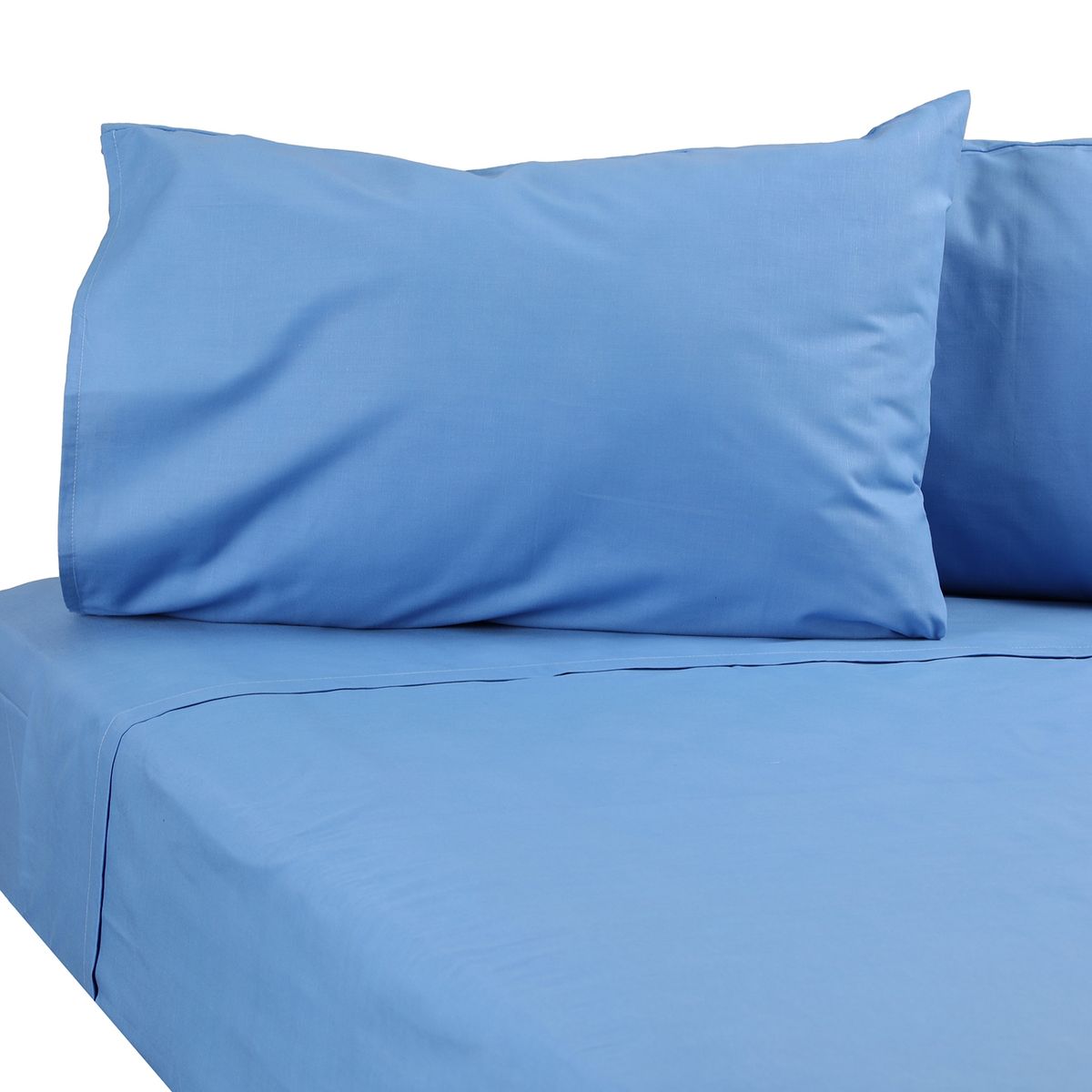 SUEÑO BLANCO - JUEGO DE SABANAS LISO  2½ PLAZA PAQUETE VELA