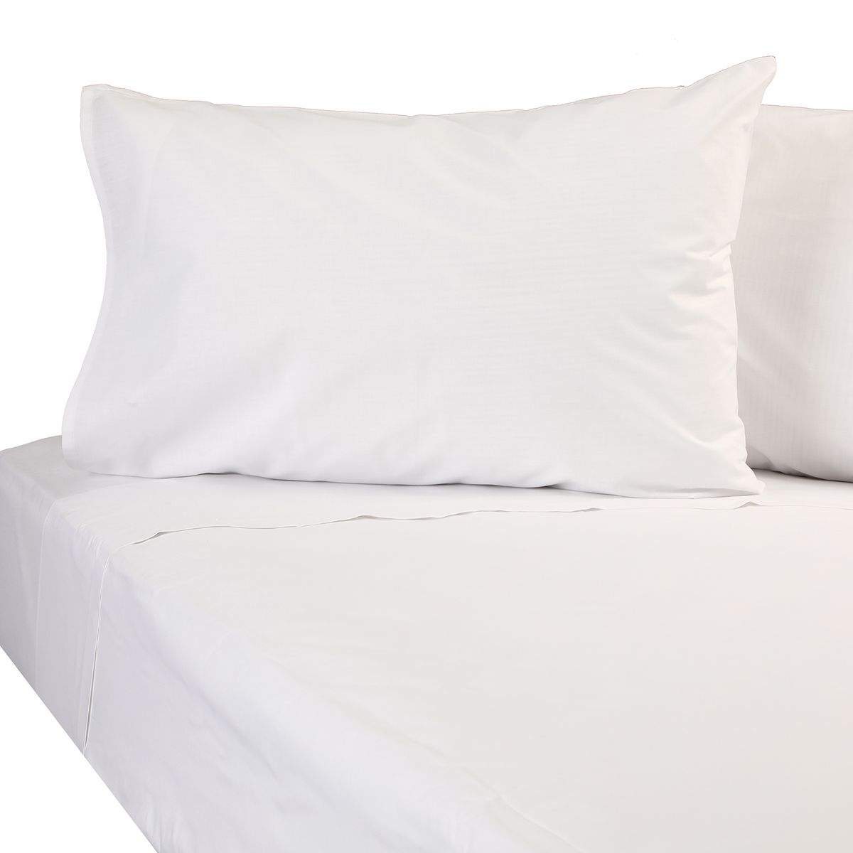 SUEÑO BLANCO - JUEGO DE SABANAS LISO SINGLE 200 HILOS