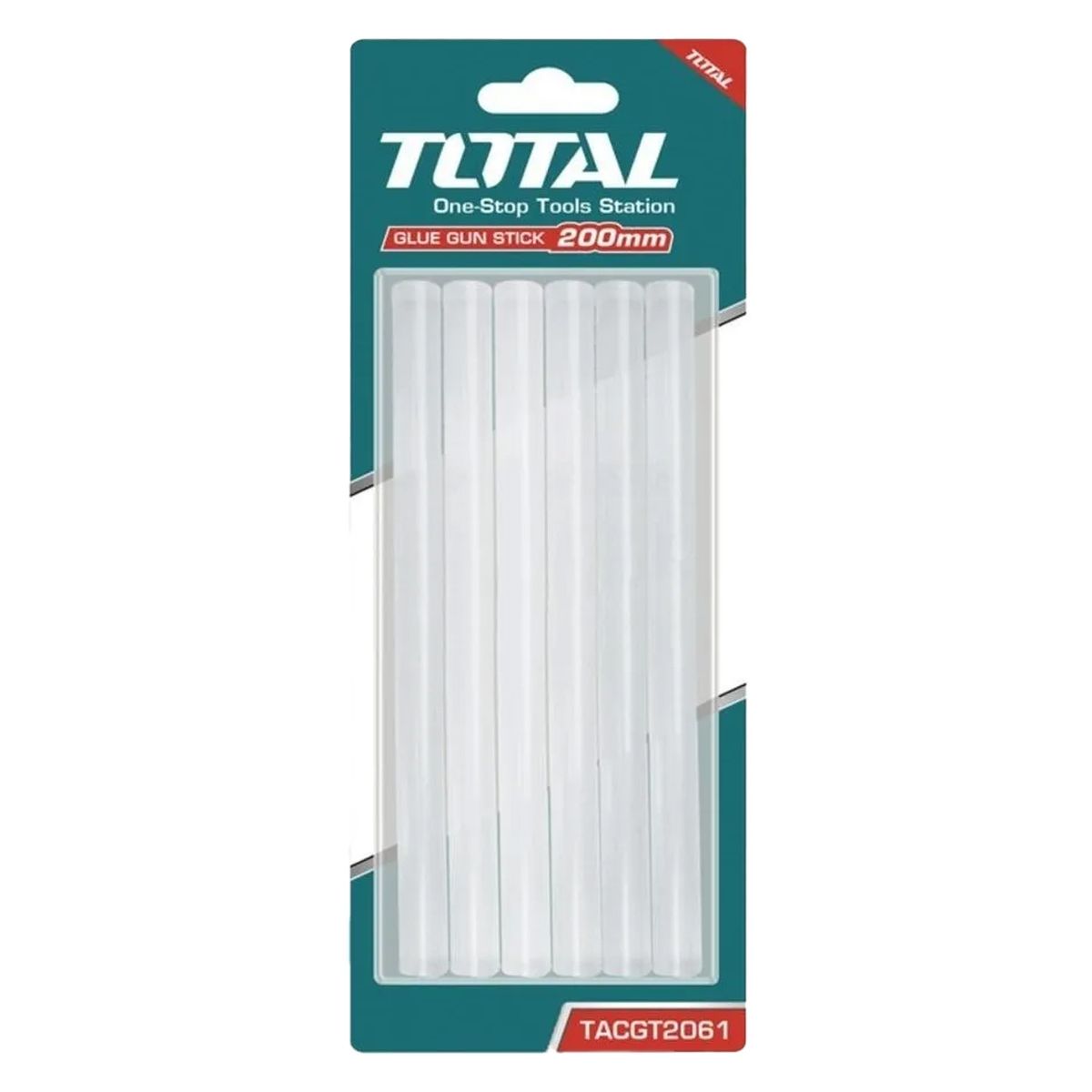 TOTAL TOOLS - Barras De Silicona 11.2x200mm 6 piezas