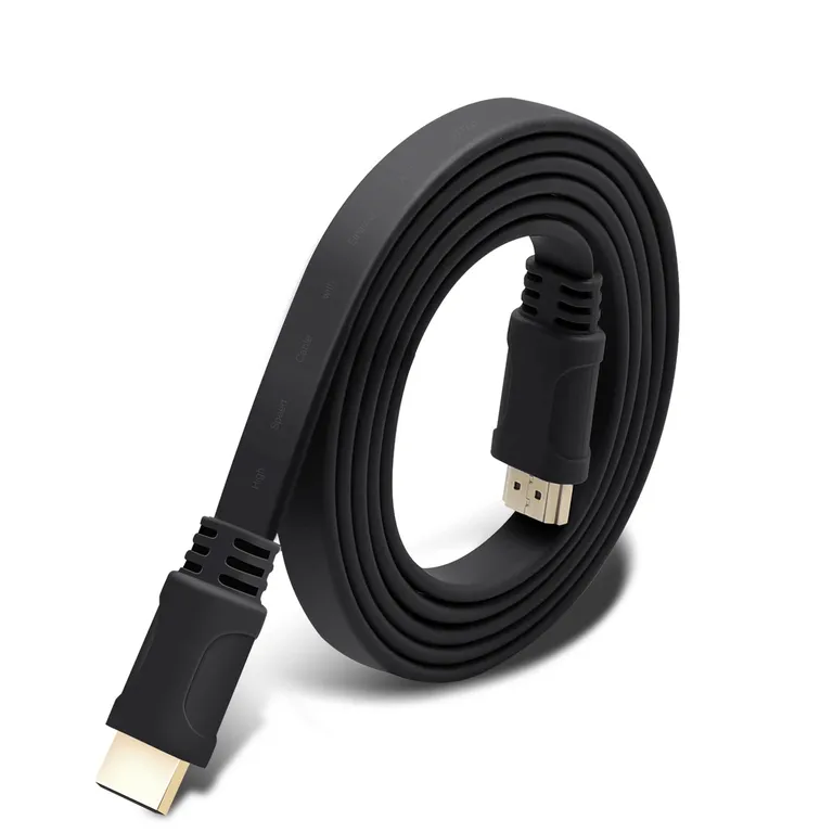 DBLUE Cable HDMI Plano de 3 Metros con Compatibilidad 4K/FHD FT30 - Negro