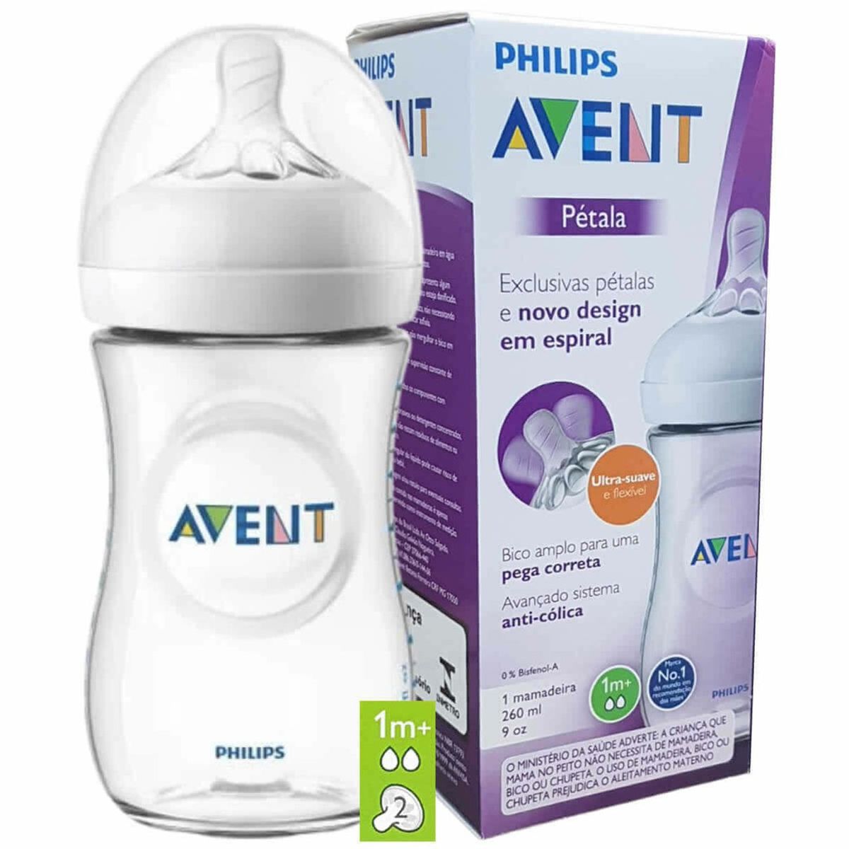 AVENT - Mamadera Avent Natural 260 Ml