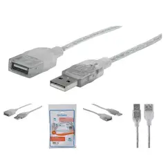 MANHATTAN - Cable de Extensión USB 2.0 Alta Velocidad 336314