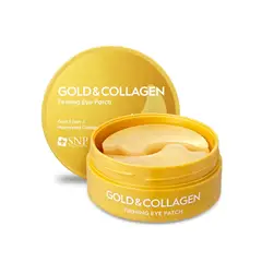 SNP - Parches De Gold Colageno Para Ojeras Cansadas