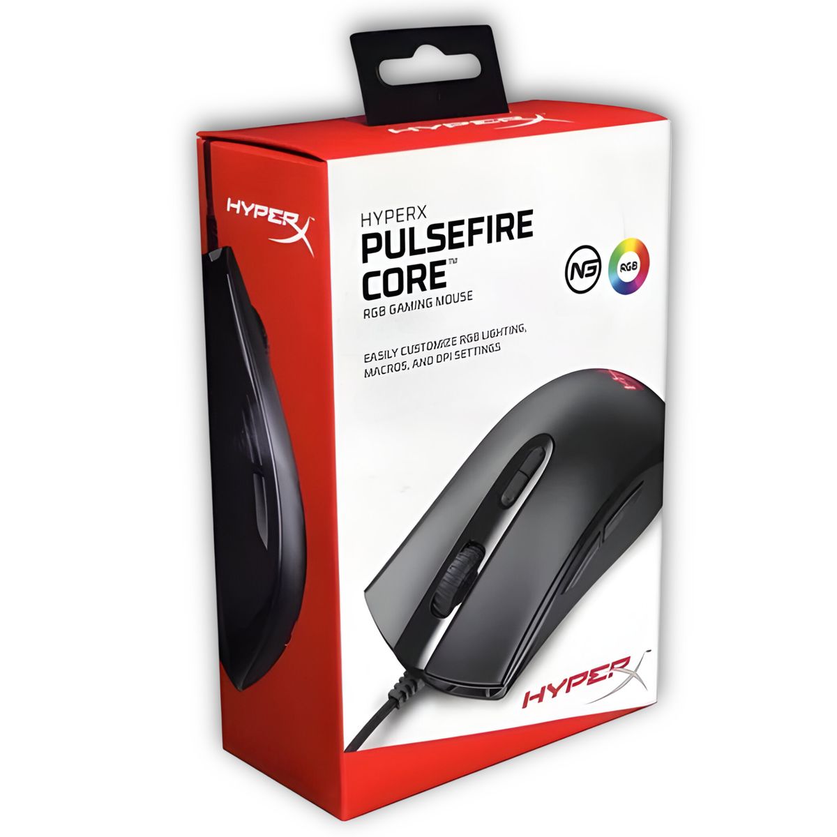 HYPERX - Mouse Gamer Hyperx Pulsefire Core Rgb Hx-Mc004B Pro