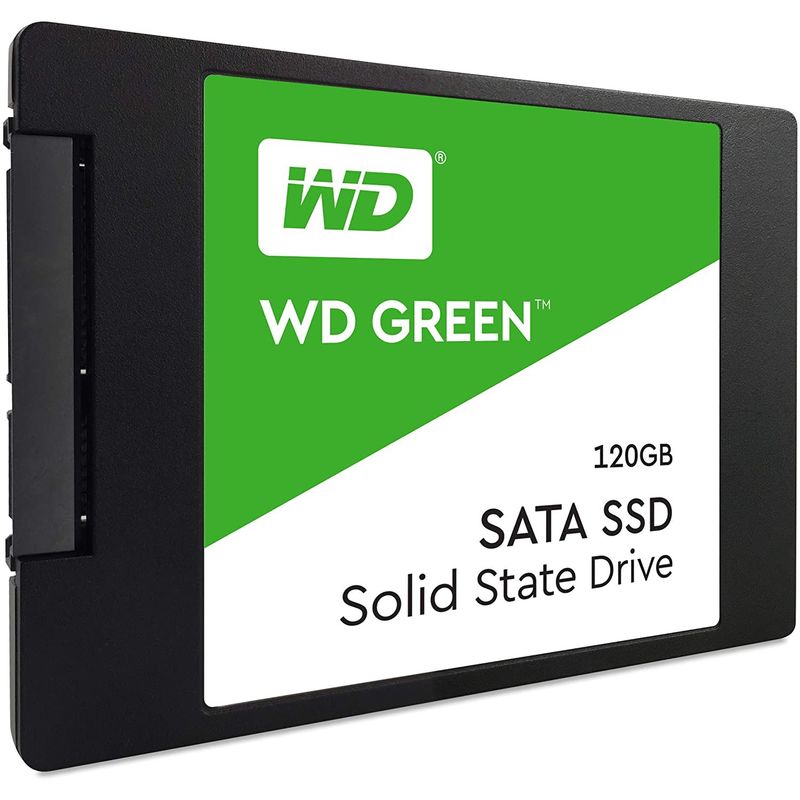 WESTERN DIGITAL - Disco de Estado Solido SSD Western Digital 120 GB Green + - Negro